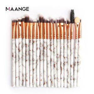 20Pcs EyeShadow Eyelash Eyebrow Makeup Brushes